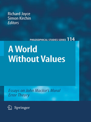 cover image of A World Without Values